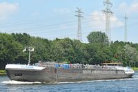 Tankmotorschiff (TMS) ELOISE (Europanummer: 02328919) am 24.7.2021 im NOK (Nord-Ostsee-Kanal