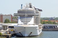 MSC SEAVIEW am 17.7.2021 im Hafen von Kiel