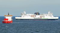 Scandlines Hybrid Ferry PRINS RICHARD am 05.06.2022 in der Ostsee